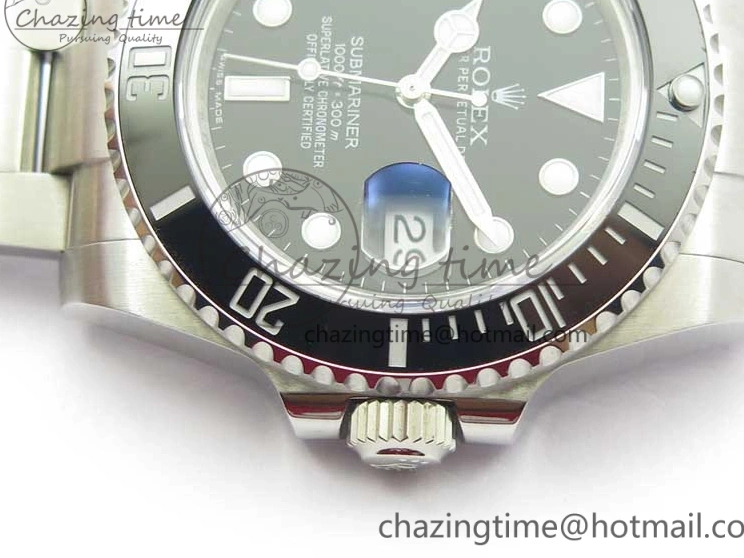 MiroTime 0217 DailyWear Submariner 116610 LN Black Ceramic 316L Bp Maker 1:1 Best Edition Black Dial on SS Bracelet SA3135 V 3019